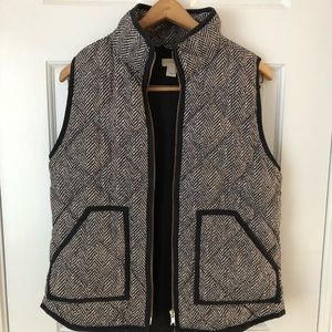J. Crew Herring Bone Vest